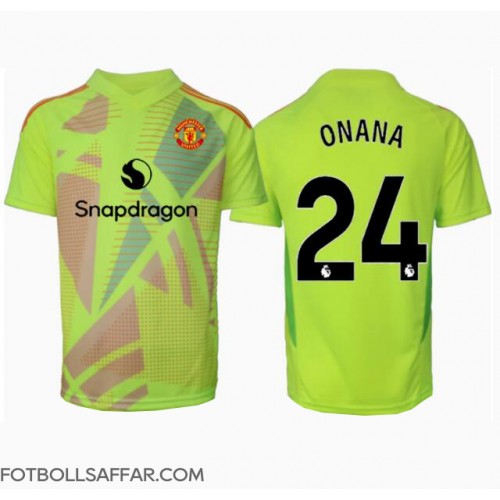 Manchester United Andre Onana #24 Målvakt Bortatröja 2024-25 Kortärmad